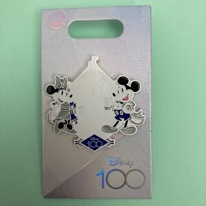 Disneys 100 Celebration Minnie & Mickey Pin